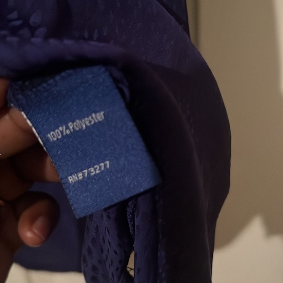 Alt 9- Purple Blouse w/ Neck Tie - Picture 4 of 4